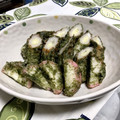 ゆんちゃ＊'s cooksnap of when they made 簡単揚げない♪ちくわの磯辺揚げ☆お弁当.