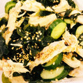 ちょこxx's cooksnap of when they made 鶏肉とｷｭｳﾘとﾜｶﾒの中華和え.