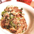 ぽしゃ子's cooksnap of when they made 山芋と桜海老とニラのお焼き.