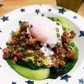 nekomaru79's cooksnap of when they made コストコのよだれ鶏のたれで汁なし担々麺.