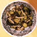 みりん調味料's cooksnap of when they made ナスとしめじの煮浸し（レンジで）.