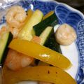 ステッチ72's cooksnap of when they made エビとズッキーニのガーリック風味炒め.