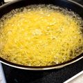 toshi♫'s cooksnap of when they made パスタ麺をフライパンで茹でる！.
