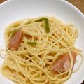 ケンチャナヨ～'s cooksnap of when they made 材料これだけ★ベーコンとピーマンのパスタ.