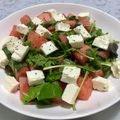 クック4P73QB☆'s cooksnap of when they made 夏にぴったり！スイカとチーズのサラダ.