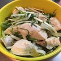 あねゴン's cooksnap of when they made レンジでつくる ささみと水菜の塩昆布和え.