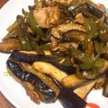 あ～みんみんぜみ's cooksnap of when they made 茄子ピーマン豚肉のピリ辛炒め♪.
