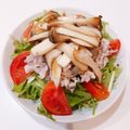 ゆにこーん☆'s cooksnap of when they made 水菜ときのこ、豚しゃぶサラダ.