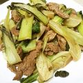 みみ母's cooksnap of when they made チンゲン菜と豚の炒め物.