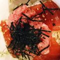 マテちゃ's cooksnap of when they made ぶつ切りマグロ&ネギトロ丼☆.