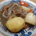 単！！'s cooksnap of when they made 焼き肉のたれで煮物♪カレーそぼろ肉じゃが.