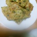 ミッキー1225's cooksnap of when they made 餃子の具でチヂミ.