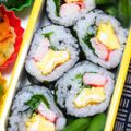 nosso's cooksnap of when they made かにかまとだし巻き卵と三つ葉の巻き寿司.