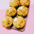 まあまま☆0403's cooksnap of when they made カッテージチーズと胡桃とリンゴのマフィン.