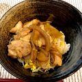 まほーー's cooksnap of when they made うなぎタレでわが家のとり丼.