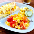 ねっちゃんっ's cooksnap of when they made パターで作る洋風卵トマト炒め.