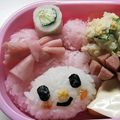 ちぇりー193's cooksnap of when they made 簡単♪『マイメロちゃん♡』おにぎり♪弁当.