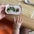 まれ子's cooksnap of when they made 離乳食初期・モロヘイヤのペースト.