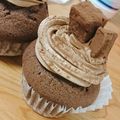ぼぬたん's cooksnap of when they made ⁂トリプルショコラカップケーキ⁂.