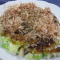 miyuki12's cooksnap of when they made もちもち♥ﾍﾙｼｰおからのお好み焼き♥.