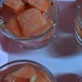 ひまわり's cooksnap of when they made 爽やか♡スイカのごろごろゼリー♪.