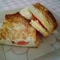 ぴいちゃママ's cooksnap of when they made ゴルゴンゾーラと栗のホットサンド♪.