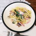 クックHG9V8Y☆'s cooksnap of when they made イワシ缶の和風パスタ♪.
