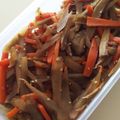 もりのりころ's cooksnap of when they made きんぴらごぼう.