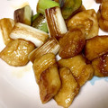 ♪さとキッチン♪'s cooksnap of when they made 簡単♪ 車麩と長ネギの焼きとり風.