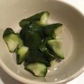ごり23's cooksnap of when they made きゅうりの甘酢漬け.