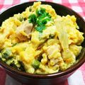 ☆★あんず姫★☆'s cooksnap of when they made 簡単クッキング！鶏ささ身で親子丼♬.