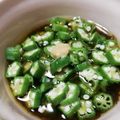 料理スキになってきた's cooksnap of when they made オクラのもずく酢和え.