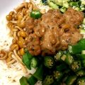 ntmm193's cooksnap of when they made ネバネバ３兄弟で素麺。.