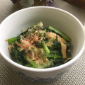yuminan47k's cooksnap of when they made 小松菜と油揚げの煮びたし.