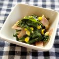 よこ耳ねこ's cooksnap of when they made ベーコンとモロヘイヤの炒め物.