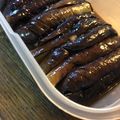 marica猫's cooksnap of when they made 絶品！焼きナスのニンニクわさび漬け.