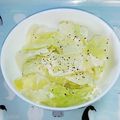 ゆ・う・こ's cooksnap of when they made ♡レタスのサラダ♡にんにくと粉チーズで.