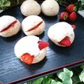 ゆみっちぇ's cooksnap of when they made サクラの花のいちごパン♪.