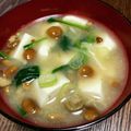 ☆さぶ☆☆'s cooksnap of when they made まじゅじゅ家の豆腐となめこのお味噌汁.