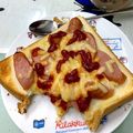 ぴんく０３１７'s cooksnap of when they made 忙しい朝に！ソーセージチーズトースト.