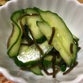 Halü★mama's cooksnap of when they made きゅうりの塩昆布和え.
