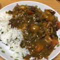 Halü★mama's cooksnap of when they made 大葉ごはんと夏野菜カレー☆.
