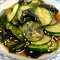 ☆yucha☆クック's cooksnap of when they made 簡単！きゅうりとワカメの酢の物♥.
