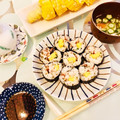 ainuinu's cooksnap of when they made アジの開き巻き寿司.