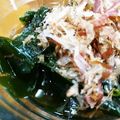 にゃ★にゃ's cooksnap of when they made ☆母直伝☆思い出の和風ワカメサラダ.