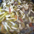 bukkybc's cooksnap of when they made ☆秋のアヒージョ☆砂肝・さつま芋・きのこ.