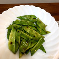 こうめさん♪'s cooksnap of when they made 簡単　絶品！さやえんどうのバター炒め.