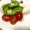 クックIK4DS8☆'s cooksnap of when they made プチトマトとサラダゴーヤのおひたし.