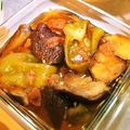 ﾏﾕｺｺ's cooksnap of when they made なすの赤梅酢と梅干の紫蒸し煮.