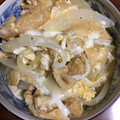 ちゃぎー's cooksnap of when they made 刻み揚げのきつね玉子丼.